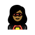 woman superhero, medium-dark skin tone